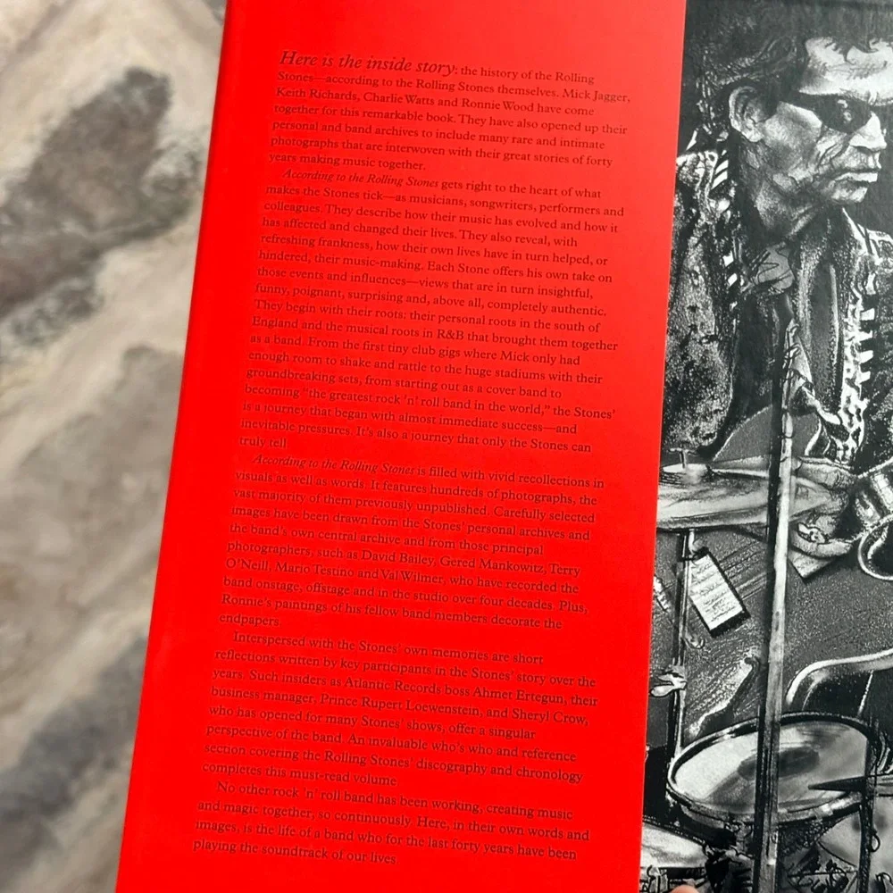 According to The Rolling Stones‎ Book Coffee Table Rock Music